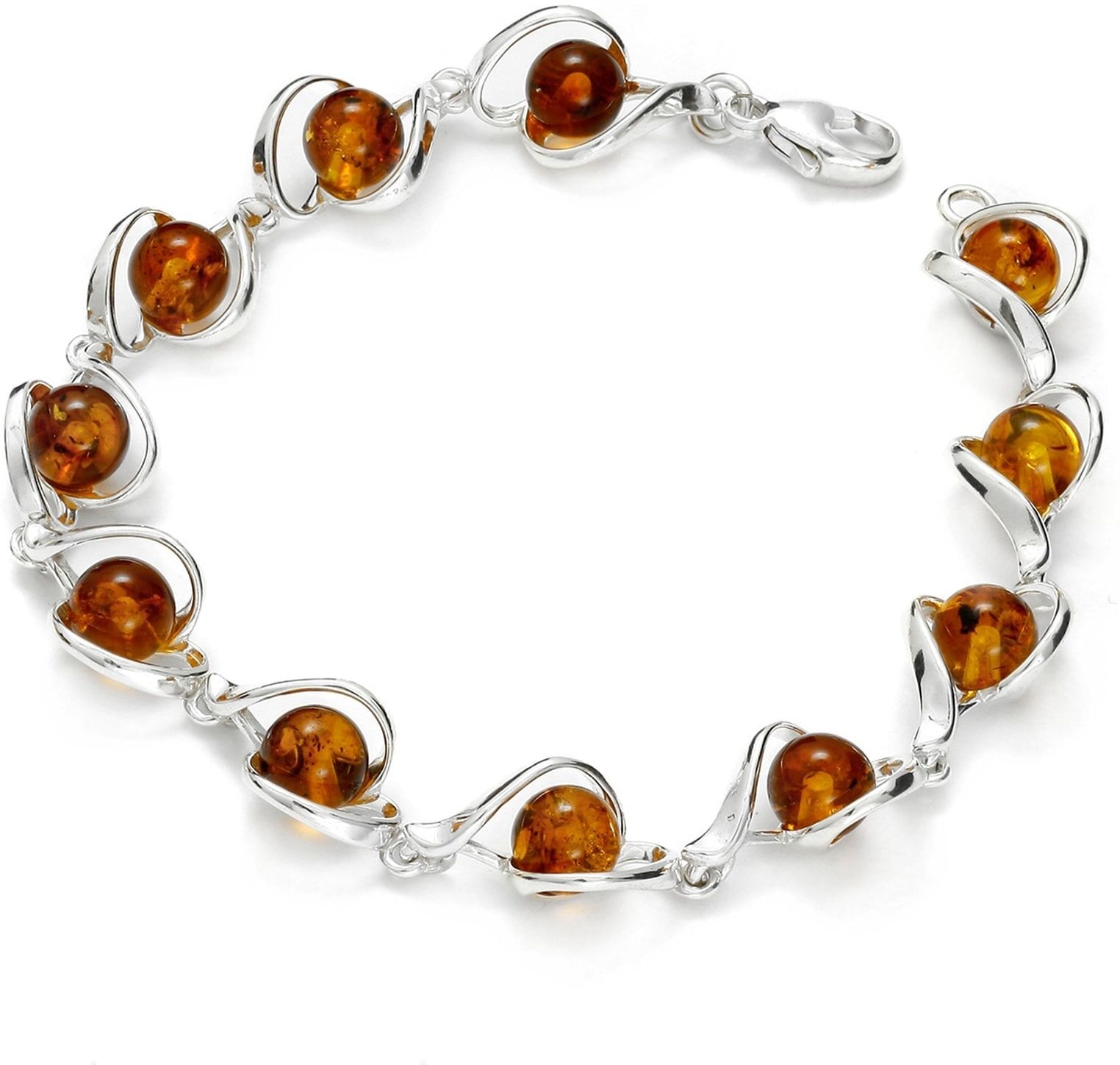 Armband OSTSEE-SCHMUCK "Ostsee-Schmuck Armband Isabella Armband Isabella", silber, Armbänder, Damen, 19cm, Silber 925 (Sterlingsilber), Armband