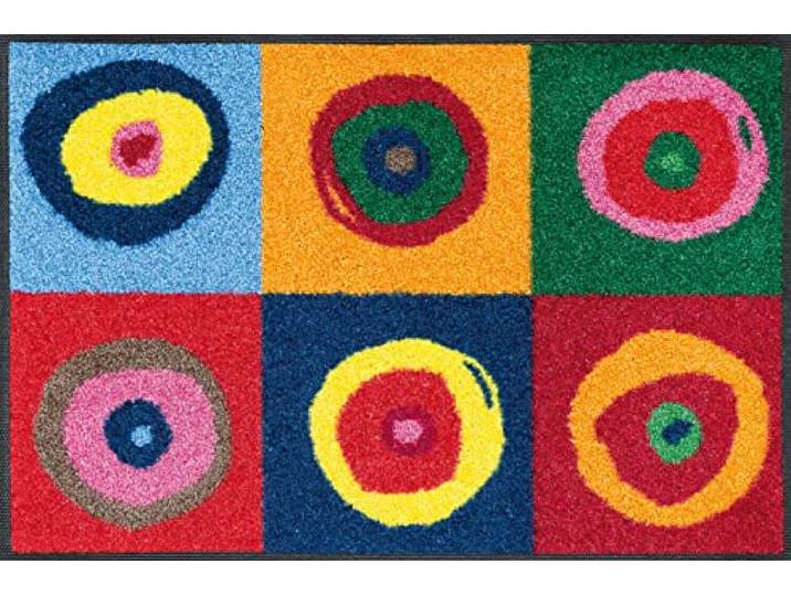 wash+dry Voetmat, Sergej 50x75 cm, binnen en buiten, wasbaar