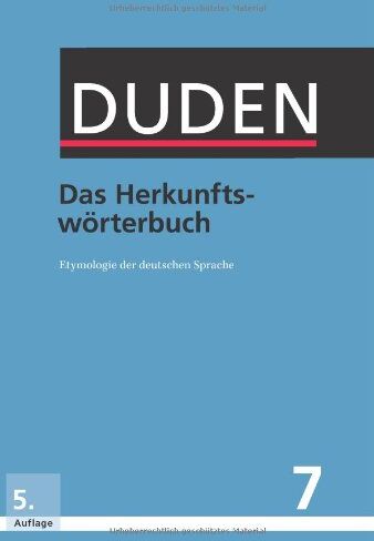 Dudenredaktion - Das Herkunftswörterbuch: Etymologie der deutschen Sprache - Preis vom 17.10.2026 19:25:27 h