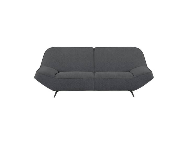 Mid.you 3-Sitzer-Sofa, Anthrazit, 223x87x96 cm, Made in EU, Wohnzimmer, Sofas & Couches, Sofas, 3-Sitzer Sofas