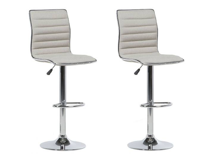 BARHOCKER 2er-Set Polsterbezug Beige Lucerne