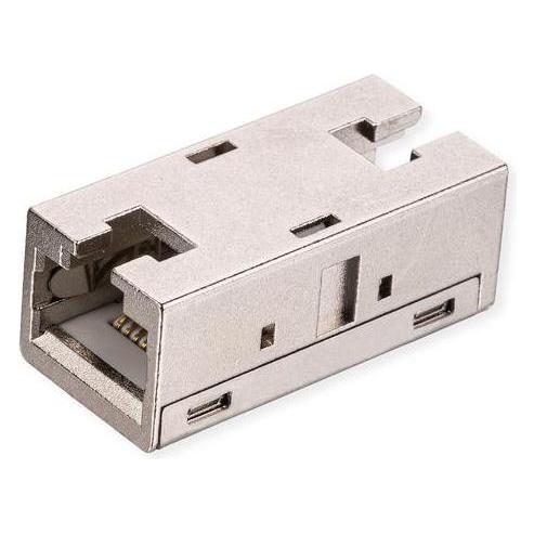 Roline Łącznik modułowy RJ-45, Cat. 6A (klasa EA), ekranowany, metalowa obudowa (Netzwerk Kupplung) (57943528)