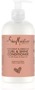 Shea Moisture Coconut & Hibiscus condicionador para cabelos cacheados 384 ml. Coconut & Hibiscus