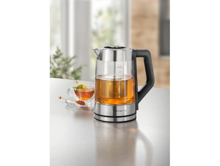 Emerio 2-in-1 Wasser- und Teekocher, Silber