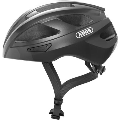 Rennradhelm ABUS "MACATOR" Gr. L, grau (titan), Helme, L Kopfumfang: 58cm - 62cm