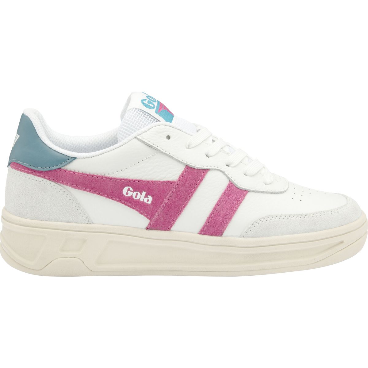 Gola Topspin Sneaker Women white/fuchsia/peacock (XK) 3 CLB399-XK-3-whitefuchsiapeacock
