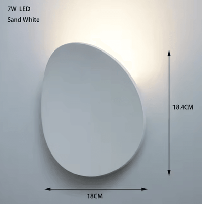 Inspire Curations 7W Modern Aluminum LED Wall Sconce white 7w warm White (2700 3500k) indoor