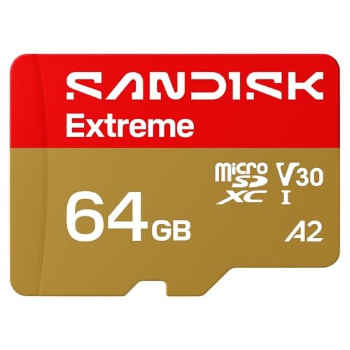 SanDisk Extreme microSDXC UHS-I geheugenkaart met SD-adapter, 64 GB