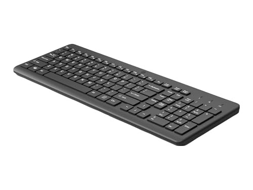 HP Draadloos toetsenbord 225, Volledige grootte, Zwart