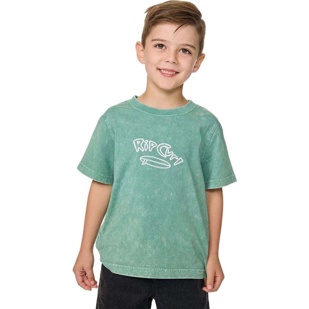 RipCurl Ride The Wave Wash Tee - BOY aloe (3237) 45813 02YTTE-3237-5-6