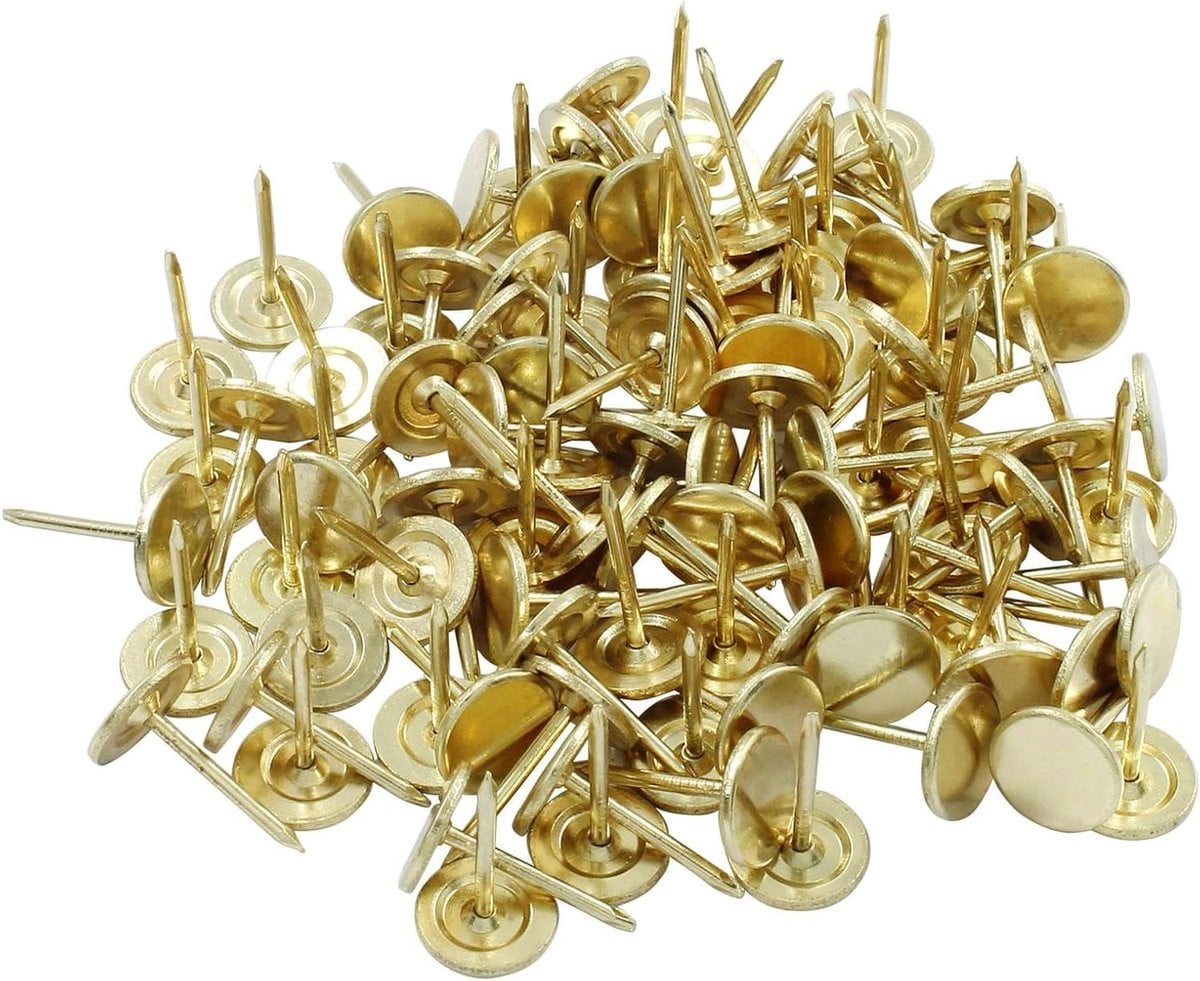 Decoratieve Spijkers Bekledingspinnen voor Meubels - Goud - 100 stuks