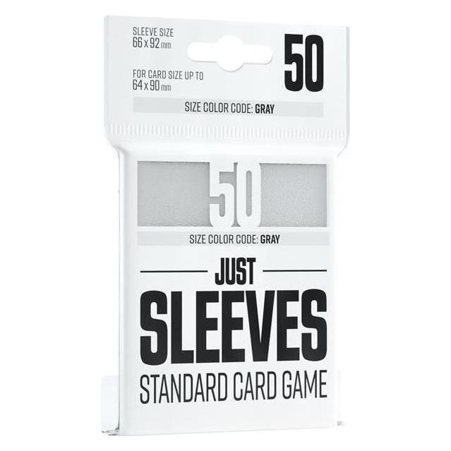 Gamegenic GGX10007ML - Just Hüllen - Standard Kartenspiel, weiss (50 Hüllen) (GGX10007ML)