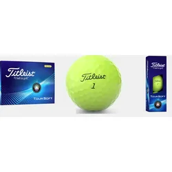 Titleist Tour Soft - Golfbälle in weiß, gelb, grün oder AIM 360° - 12 Stück Golf...