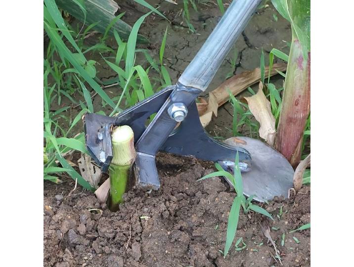 Outil manuel multifonctionnel pour arracher les racines de maïs, coton, aubergine, piment – Outil agricole efficace pour l'élimination des souches et des mauvaises herbes
