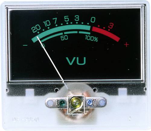 Monacor 0291050 V-22 V-22 Einbauinstrument, VU