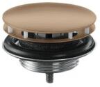 Hansgrohe Ablaufgarnitur 51301310 nicht verschließbar, für Waschbecken, brushed red gold
