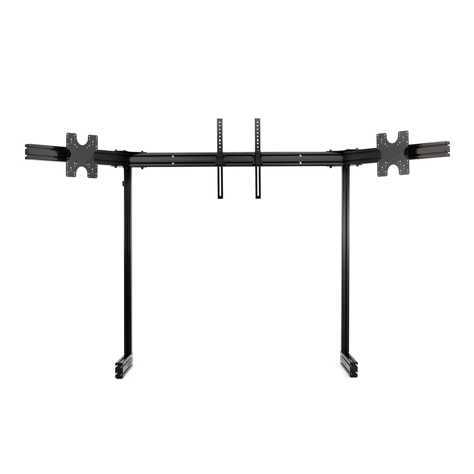 Next Level Racing Monitorhalterung Elite Freestanding Triple Monitor Stand Black Edition schwarz NLR-E036