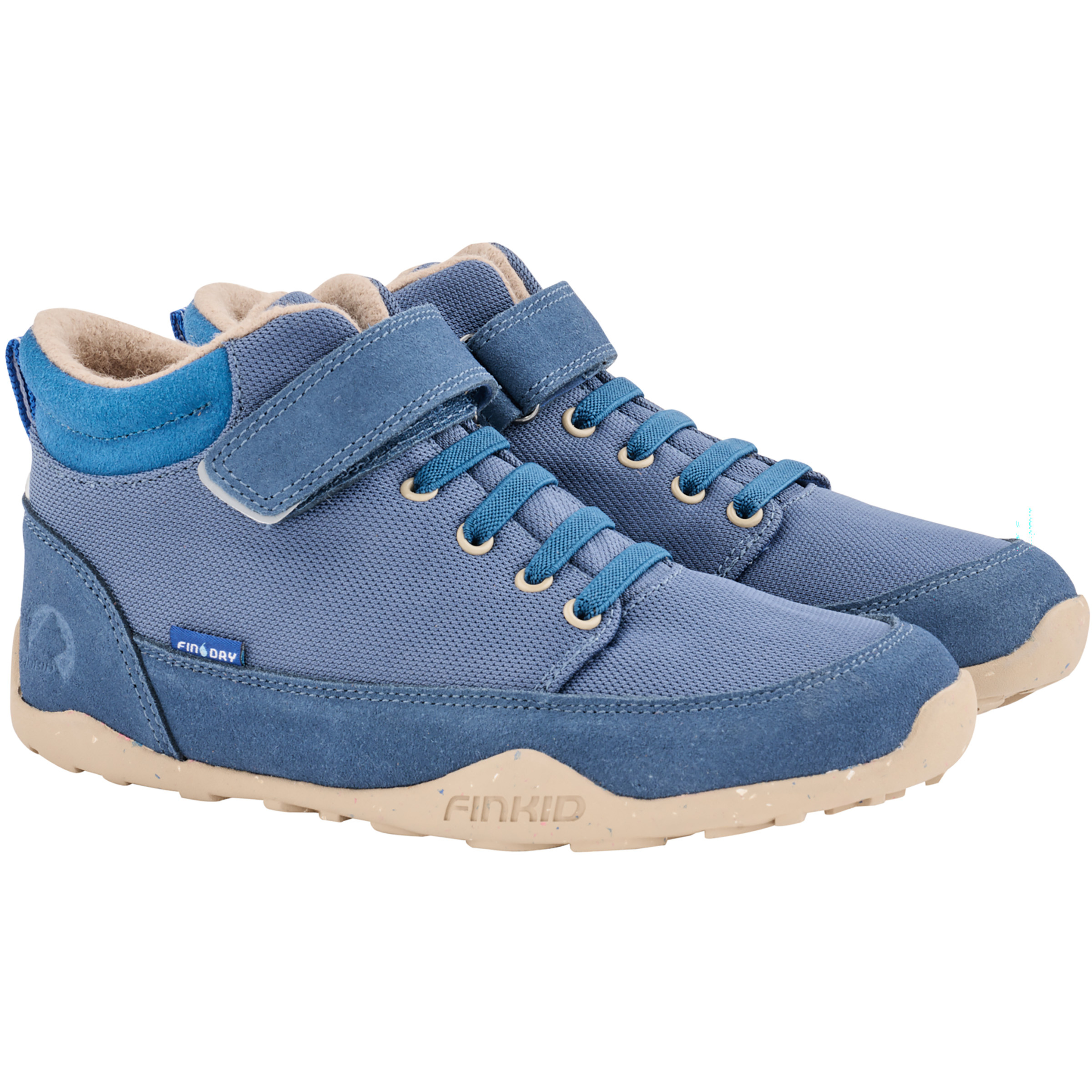 Finkid Niitty Kinder Barfußschuhe blau Größe 23 Lifestyle Wasserdicht