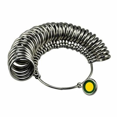 Metal Ring Sizer Gauge Mandrel Finger Sizing Measure Stick For Accurate Sizing Standard Tool For Jewelry Makers rings