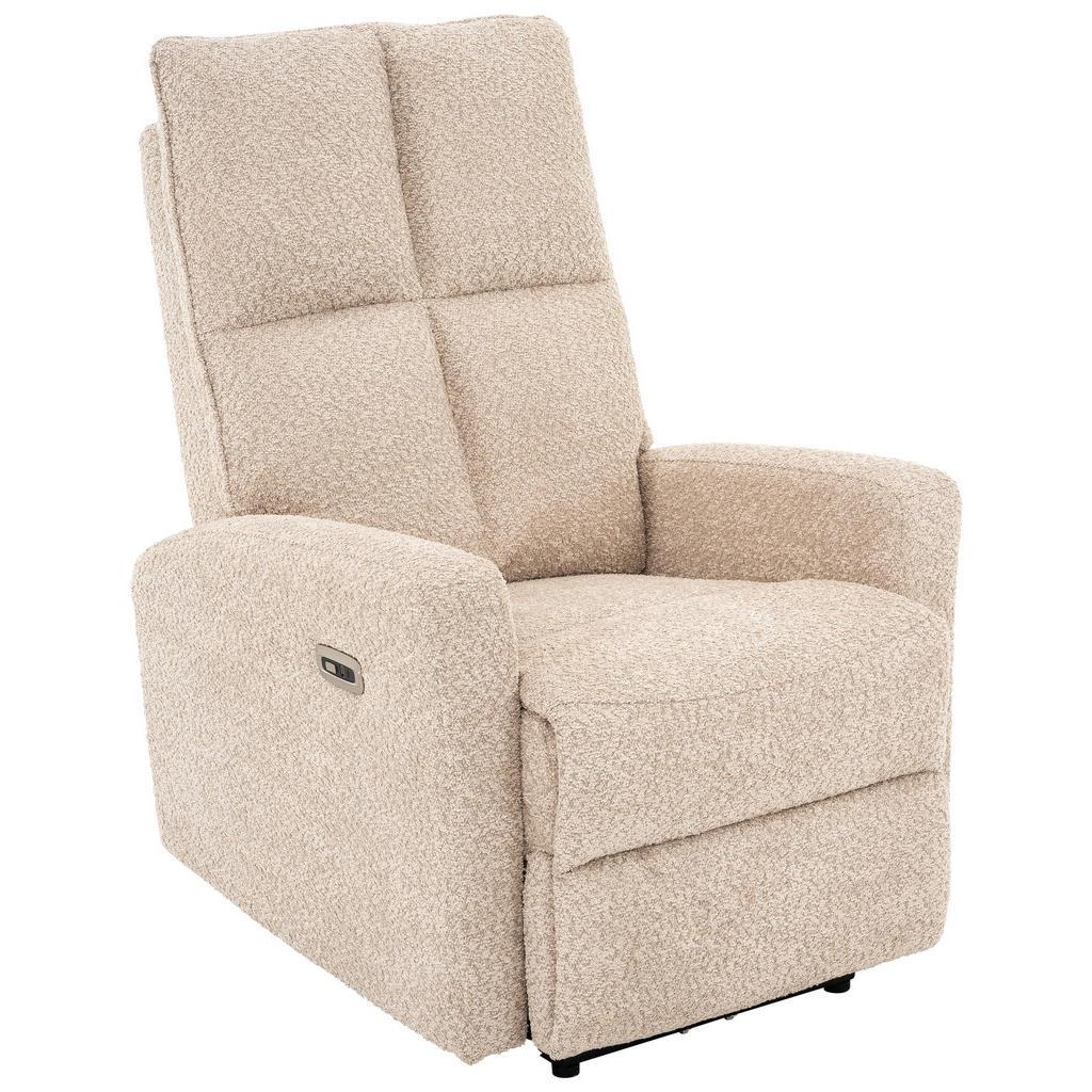 Livetastic Relaxsessel , Beige , Kunststoff , 75x110x88 cm , Wohnzimmer, Sessel, Relaxsessel
