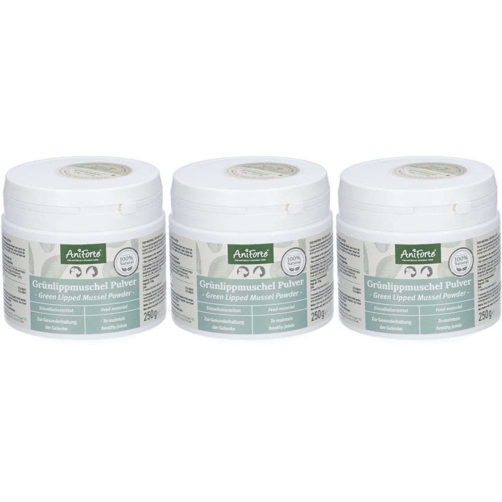 AniForte Grünlippmuschel Pulver 250 g x3 3x250