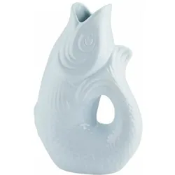 Giftcompany Monsieur Carafon Vase / Karaffe Fisch S blue horizon 1,2l, Serviergefässe, Blau