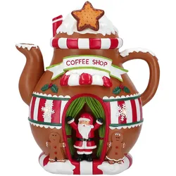 Teapot Gingerbread LED 37cm