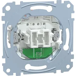 Merten Aus-Kontrollschalter-Eins. 2-pol.10AX 250V AC MEG3102-0000