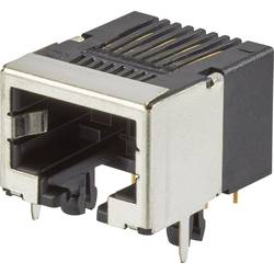 FCI Modular jacks RJ45-Einbaubuchse 92250-088LF Buchse, Einbau horizontal Pole: 8P8C Metall 1 St.