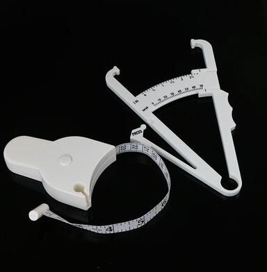 Uplift Treasures Body Fat Caliper And Measuring Tape Set Portable Fitness Tester Body Fat Caliper And Measuring Tape Set Portable Fitness Tester