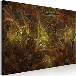 Artgeist, Bilder, Dance of Golden Leaves (1 Part) Wide (120 x 80 cm)