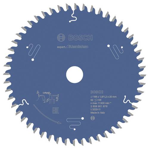 Bosch Accessories 2608901876 2608901876 Kreissägeblatt Zähneanzahl: 52 1St.