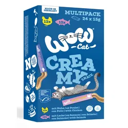 WOW CAT Creamy Snack Multipack 1x360 g