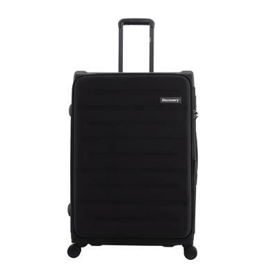 Koffer DISCOVERY "MOTION", Gr. B/H/T: 50cm x 75cm x 3cm, schwarz, Polyester, Koffer, mit integriertem TSA-Schloss
