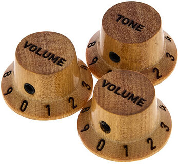 Harley Benton Parts ST Poti Knob Set Satin