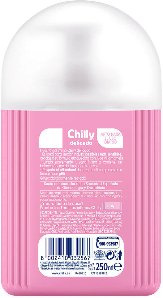 Chilly Delicado Gel Intimo lote