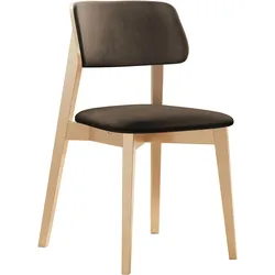 WOHNZIMMER STUHL KT63/C, Holzfarbe: Buche