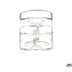 ABB MA1-8153 Abschliessvorrichtung, Verriegelbare Abdeckung für Drucktaster, Wahlschalter, transparent