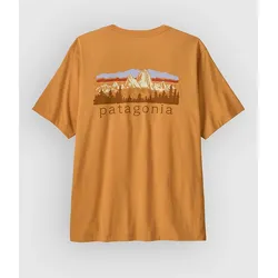 Patagonia Fitz Roy Foothills T-Shirt dried mango Gr. S