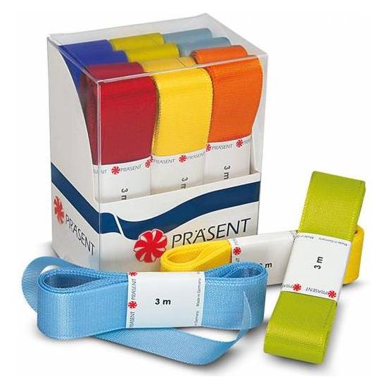 Pattberg Präsent - Europa Taftband bunt 12 x 3 m strängchen 25 mm (32827954)
