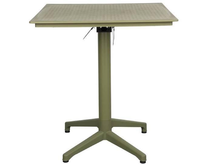 Outdoor-Tisch George – aus Polypropylen-Kunststoff - Grün - Luxusbetten24