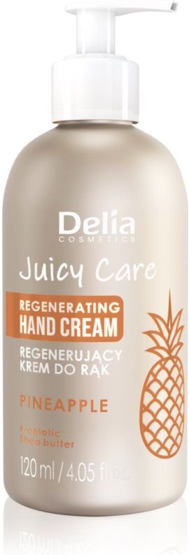 Delia Cosmetics Juicy Care Pineapple crème régénérante mains 120 ml