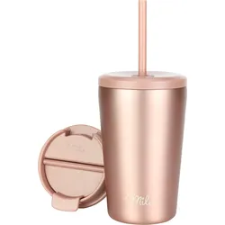 Milu Isolierbecher Set 400ml - rosa