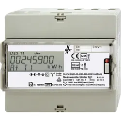 NZR Messwandlerzähler B 6A M-Bus elektr DHZ+ 1(6)A, 3x100V, MID, M-Bus, ET, L+B digi
