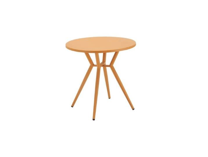 Liadomo Lesina Bistrotisch, Aluminium Ø 80 cm - Aluminium orange Trendig &amp; bunt