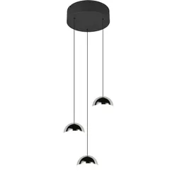 Pendelleuchte LED SANTA (DH 25x150 cm) - silber - DH 25x150 cm
