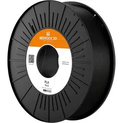 BEDROCK 3D 25020 - Filament, PLA, schwarz, 2,85 mm, 2500 g