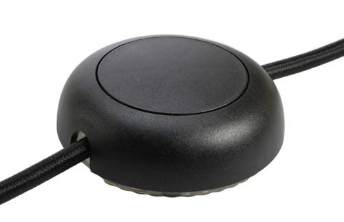 InterBär 8124-004.01 LED-Schnurdimmer mit Schalter Schwarz 1 x Aus/Ein Schaltleistung (min.) 5W Schaltleistung (max.) 150W 1St.