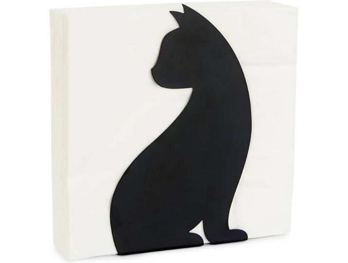 Balvi Servethouder Feline zwart