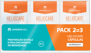 Heliocare Pack Suplemento Natural Proteção da Pele 180 cápsulas
